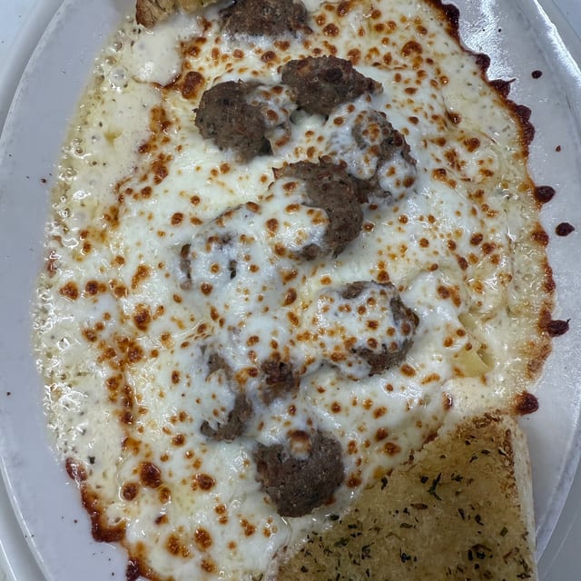 Baked Formaggi Fettuccine.